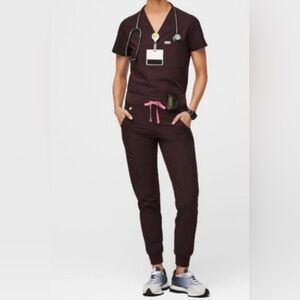 Figs Dark Fig Scrub Set